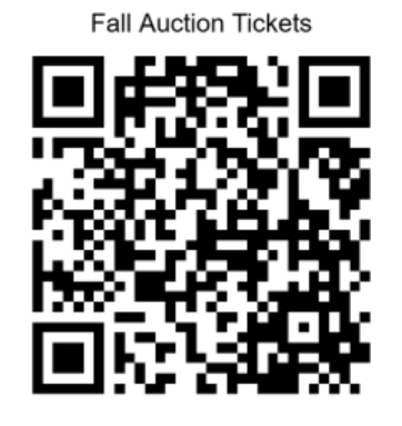 2026 Fall Auction Ticket QR Code.